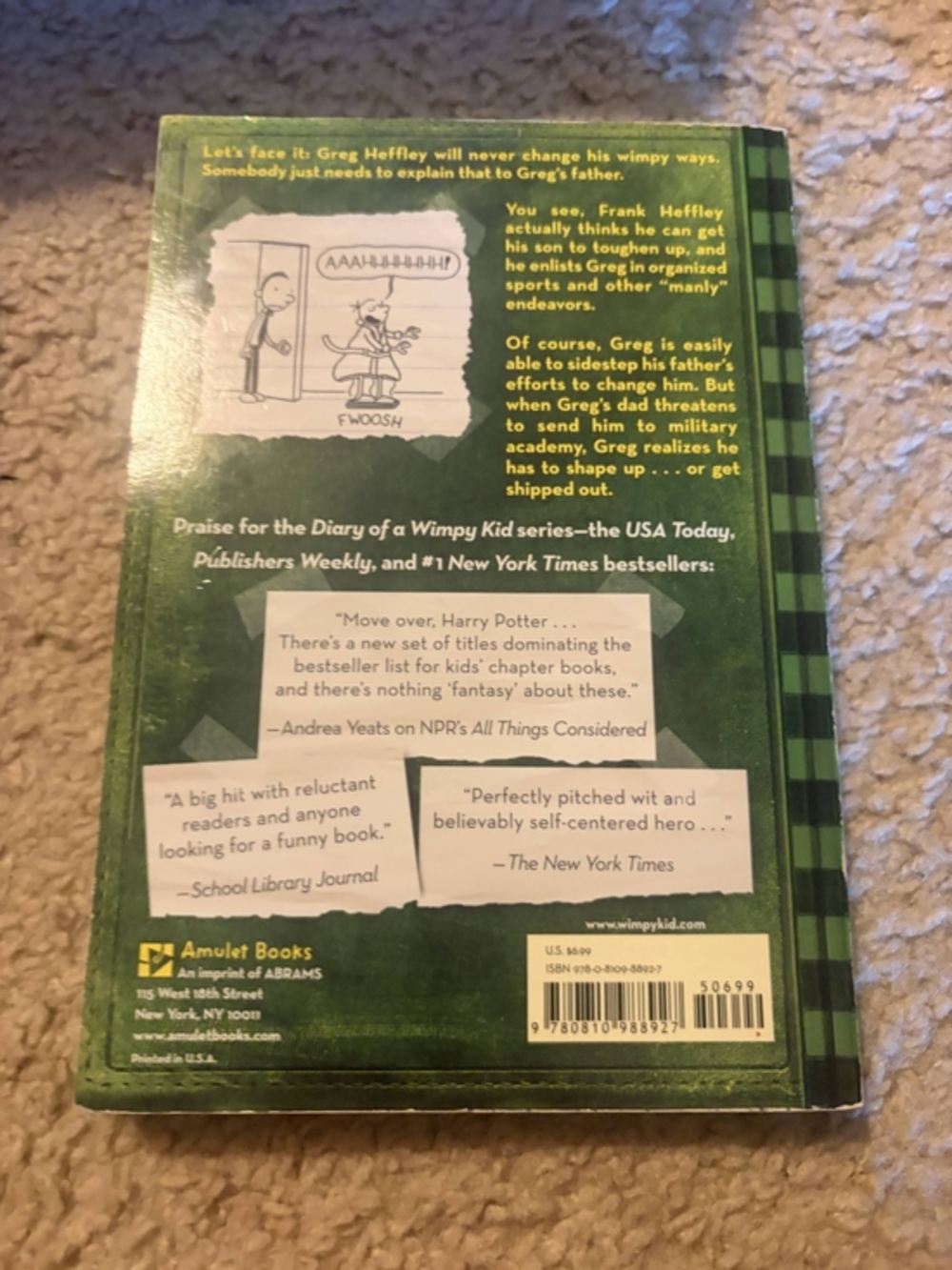 Diary of a Wimpy Kid: The Last Straw By Jeff Kinney